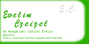 evelin czeizel business card